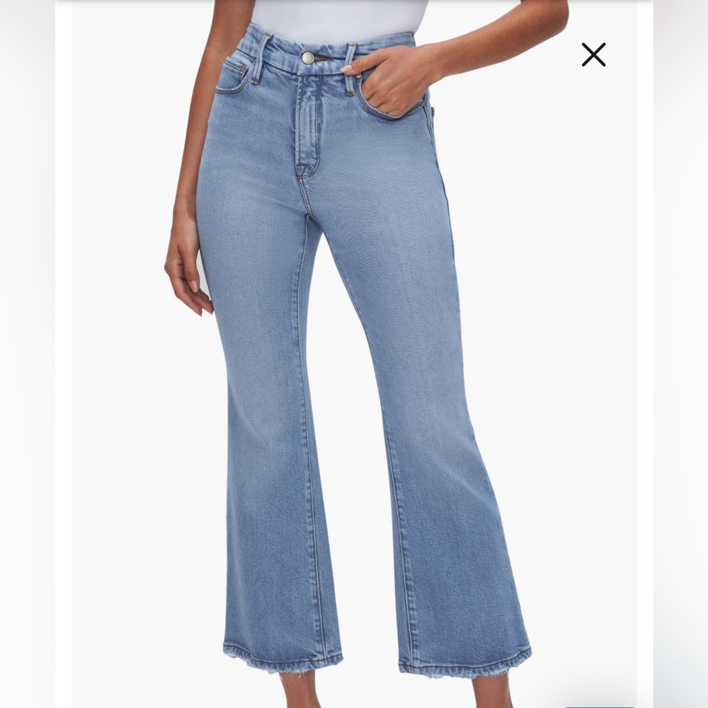 Good American - Good Legs Crop Mini Boot Jeans Indigo